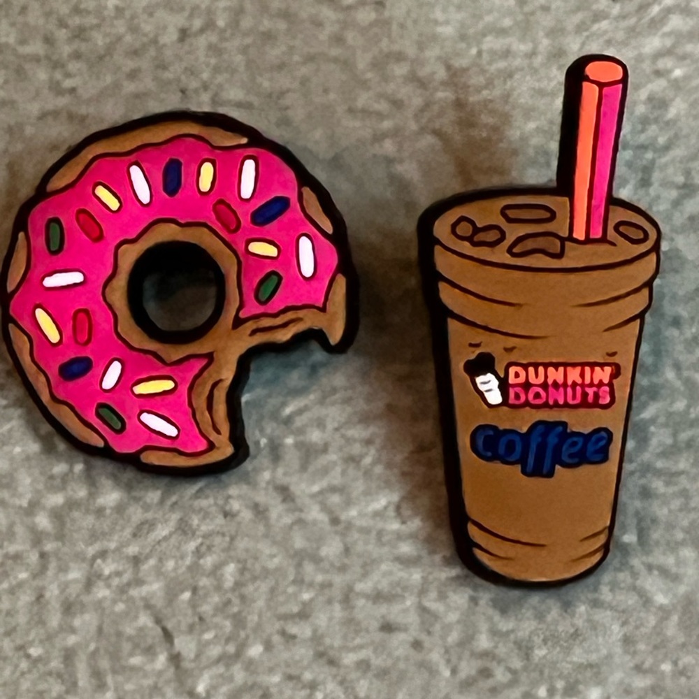 Bundle of 4 Dunkin Donuts Jibbitz